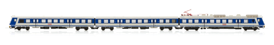 Jägerndorfer Collection JC40940 - H0 3-tlg Triebwagen Rh 4020 Wortmarke der ÖBB; Ep. V